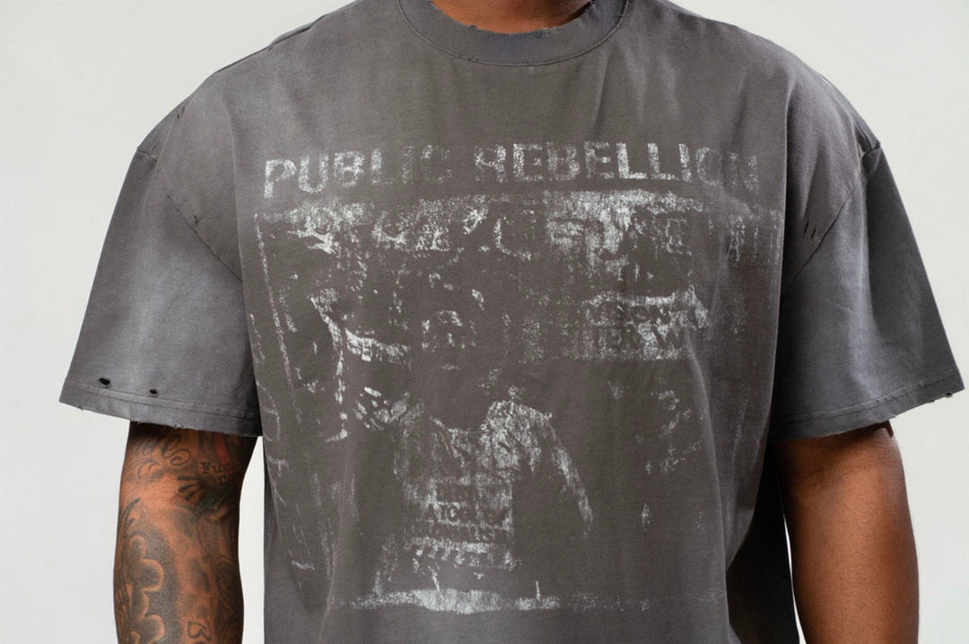 PROTEST TEE (GRAY)